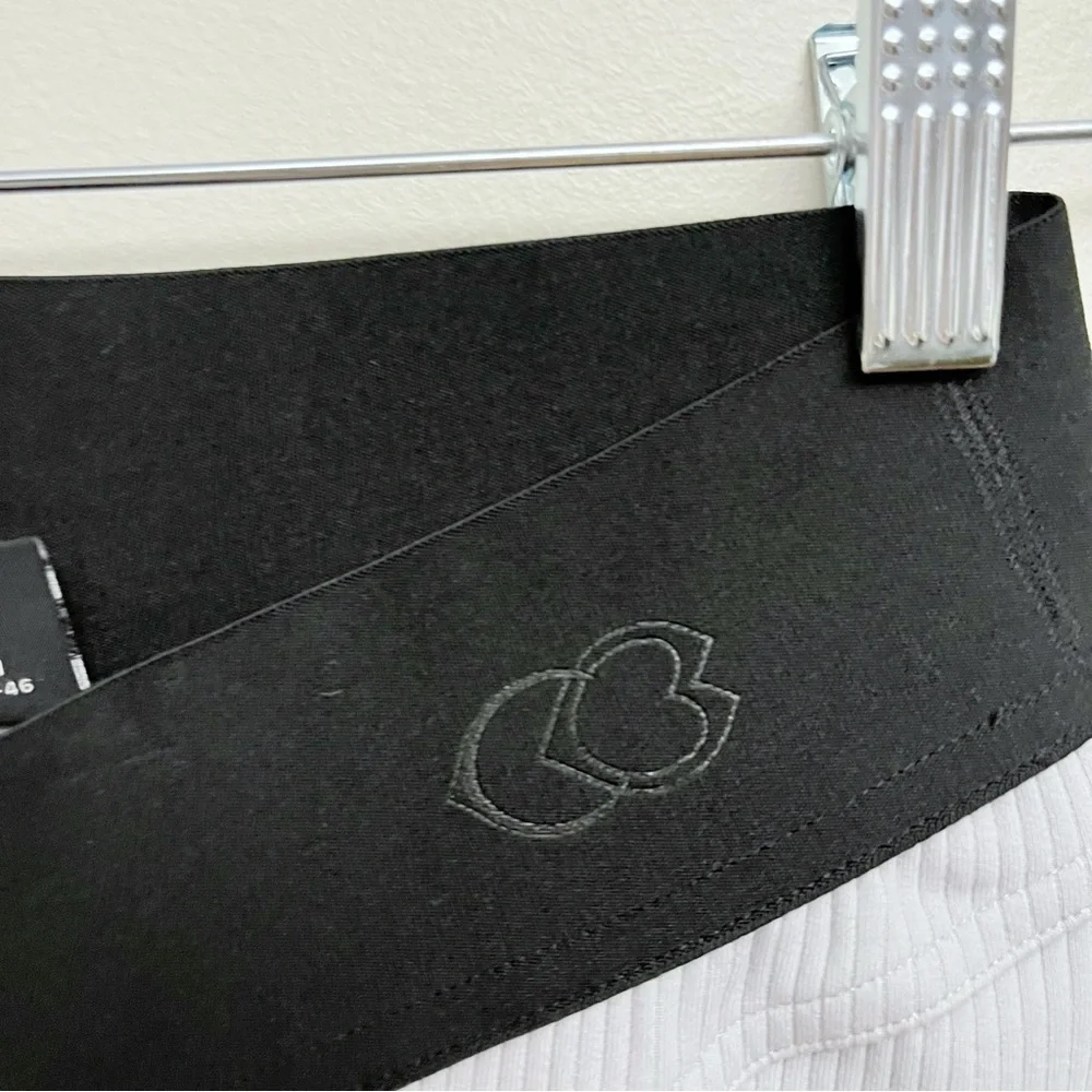 NEW Reebok Cardi B Thick Rib Tights GRAY HC5280 training pants Women’s Medium - Picture 5 of 11